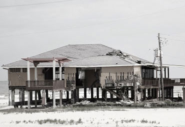 wind damage - spray foam can help prevent uplift to Jacksonville roofs